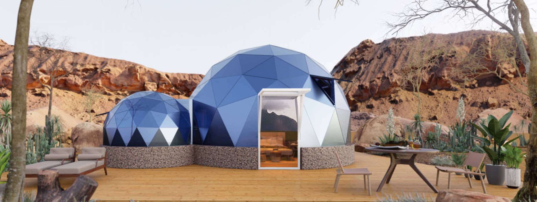 霍州市球形智能光伏玻璃星空房